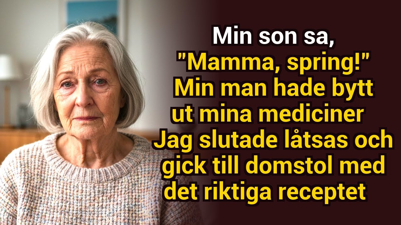 Min son viskade: ”Spring, mamma.” Min man bytte ut mina mediciner — jag visade domaren de riktiga