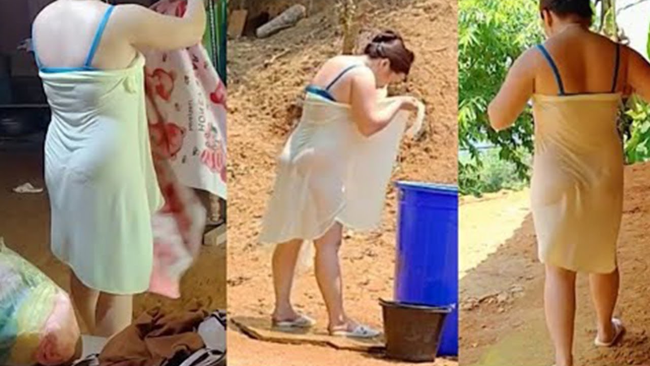 Beautiful Girl Village Bathing Village Girl Bath Desi Bath Bathing Ep16 Youtube 