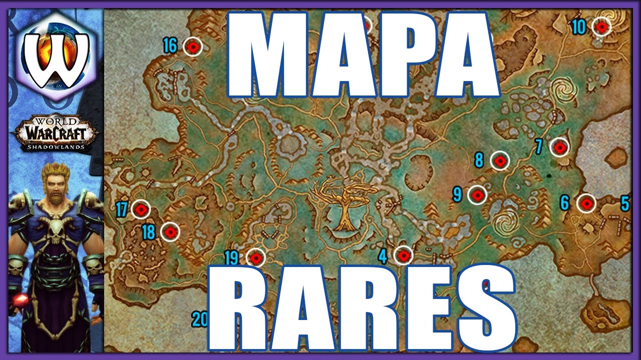 MAPA RARES ARDENWEALD LOGRO AVENTURERO WOW SHADOWLANDS GUIA WOWCHAKRA