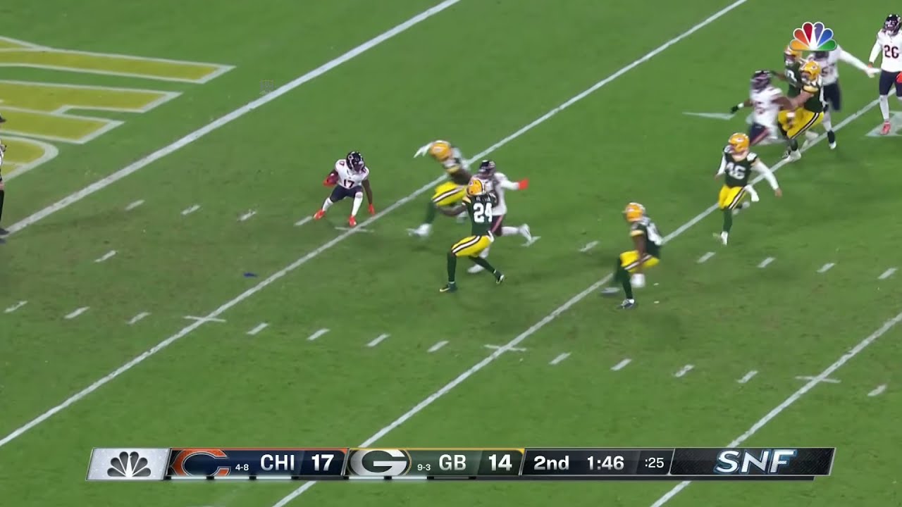 Jakeem Grant ELECTRIC 97 Yard Punt Return TD vs. Packers