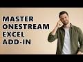 How to use the OneStream Excel add-in?
