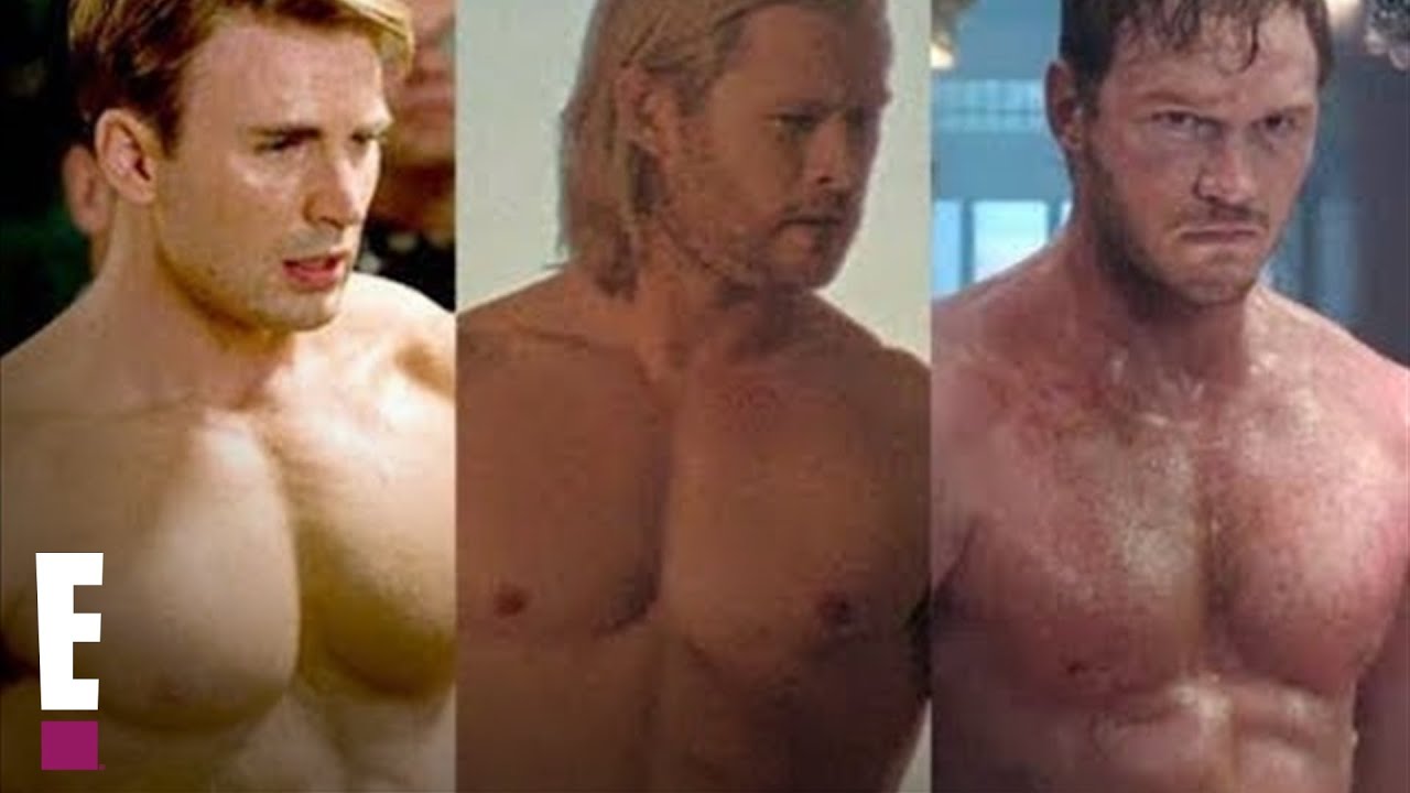 E! News | Así lucían los súper héroes de Marvel antes de tener sus súper cuerpos | E! Online Latino gossip magazines
