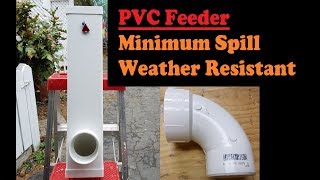 Minimum Spill Chicken PVC Feeder