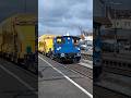 BR 333 048 - 7 der OWS mit einem Bauzug in Weiden. Gruß zurück an den Tf!