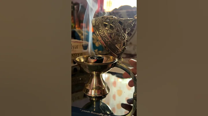 My new collection#beautiful brass incense burner.