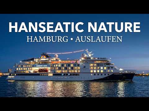 HANSEATIC nature departure from Hamburg on 19/02/2026