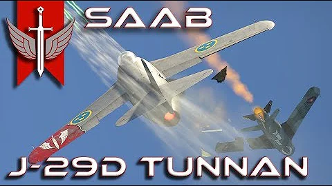 Is The SAAB J-29D Tunnan Worth Your Money? War Thunder 1.93 Gameplay