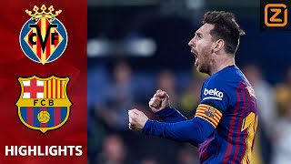 KRANKZINNIGE ONTKNOPING | Villarreal vs Barcelona| La Liga 2018/19 | Samenvatting