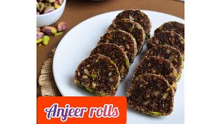 बहुत ही आसान तरीके से बनाएं ये मीठी डिश/Anjeer rolls/ healthy sweet recipe/@RuchiTomar