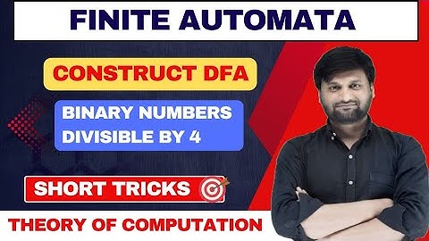 DFA for Binary Numbers Divisible by 4 | Finite Automata | TOC | TAFL |AKTU|Short Trick
