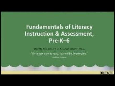 Fundamentals Of Literacy Instruction U0026 Assessment, Pre-K–6