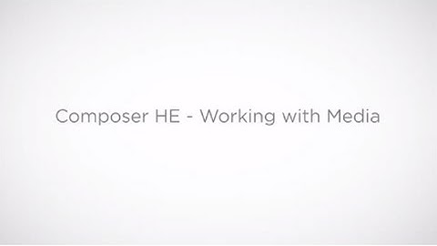 Composer Home Edition – Working with Media | Control4