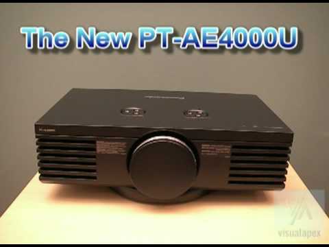 The new Panasonic PT-AE4000U 1080p Home Theater Projector Video - Replaces PT-AE3000U