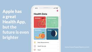 Apple Health AR / AI future prediction nutrition calculator mobile app screenshot 5