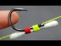 The fastest, easiest and strongest way to tie a fishing hook