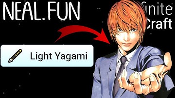 How to Make Light Yagami in Infinite Craft | Get Light Yagami in Infinite Craft