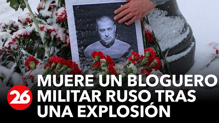 RUSIA | Explosión en un café de San Petersburgo: un bloguero militar ruso murió