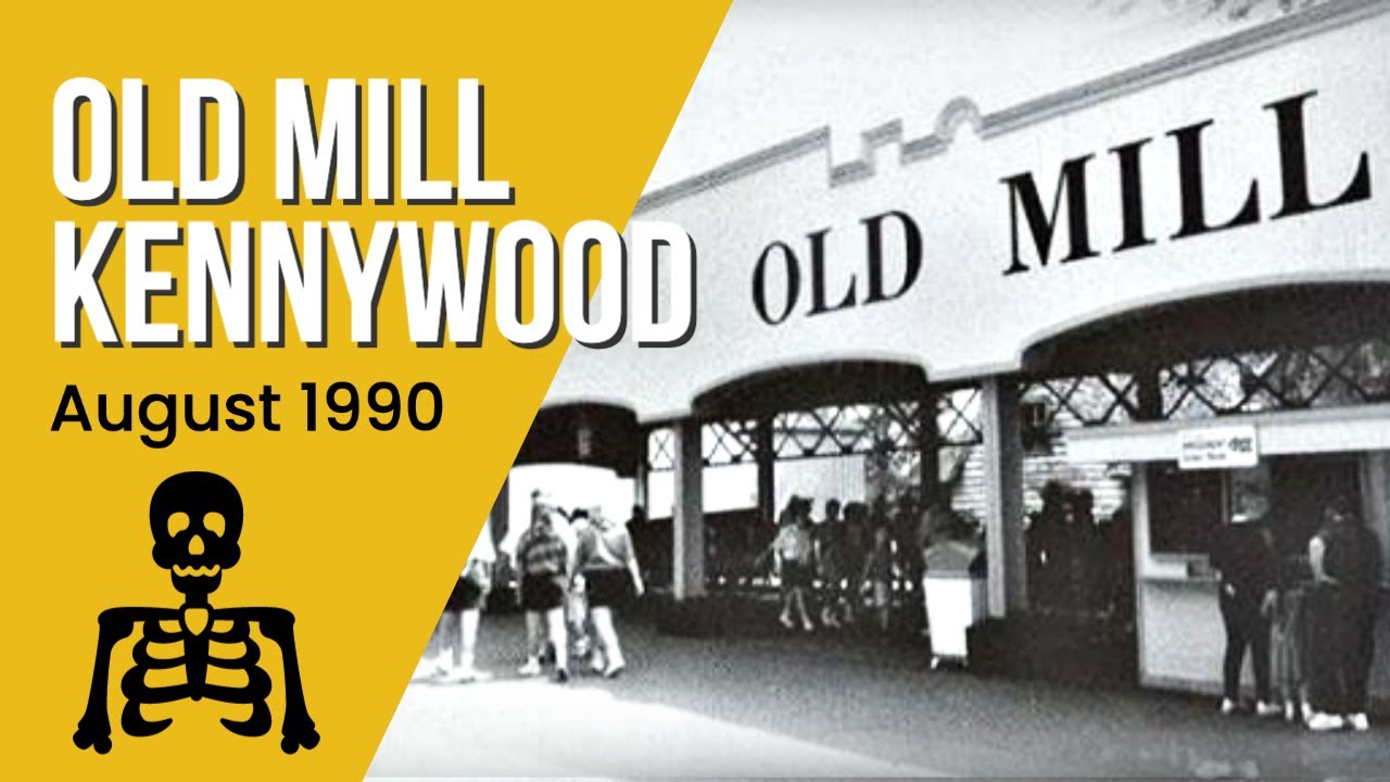 OLD MILL KENNYWOOD Park August 1990 THE OLD MILL vintage footage original