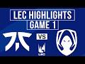 FNC vs TH Highlights Game 1 | LEC Spring 2026 | Fnatic vs Team Heretics