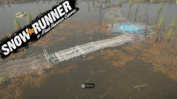 SnowRunner Task 38 Hunter Bob`s Bridge Michigan Island Lake