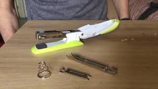 How to reassemble a simple stapler