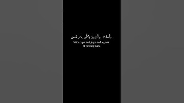 وفاكهة مما يتخيرون و لحم طير مما يشتهون   ---  محمد صديق المنشاوي  ----- كرومات سوداء القرآن الكريم