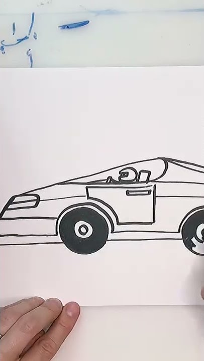 Racing car drawing. 🏎️ ideas for drawing - YouTube