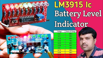 Battery Level Indicator||LM3915Ic|12v Battery Indicator