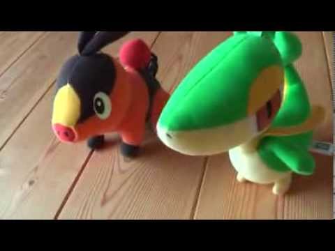 ポケモンのおしゃべりぬいぐるみ ポカブ ツタージャ Talkative Stuffed Animal Of Pokemon Youtube