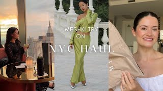 NYC Clothing Haul, Meshki Clothing Haul & Try on ! First impression. Shopping Fail....