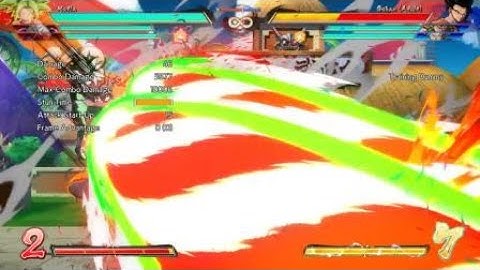 DRAGON BALL FighterZ - Kefla Mid Screen Sparking Combo