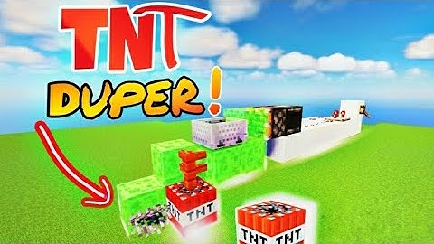 Minecraft 1.18+ Easy TNT Duper Tutorial || TNT Duplicator Glitch ||