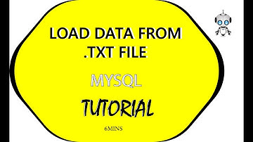 How to Load or Import data from a Text File into a table in a database MYSQL.