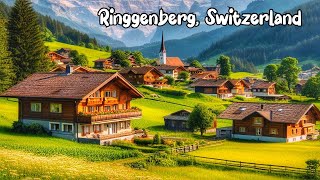 ทัวร์เดิน Ringgenberg สวิตเซอร์แลนด์ 4K - หมู่บ้านสวิสที่สวยที่สุด - สวรรค์บนดิน