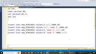 15.  Constraints - Not Null Constraint, Check Constraint, Default Constraint, Unique Constraint