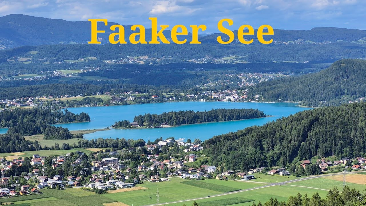 @Faaker See aus der Luft und auf dem Wasser 🚣‍♂️ Region Villach ☀️🪂