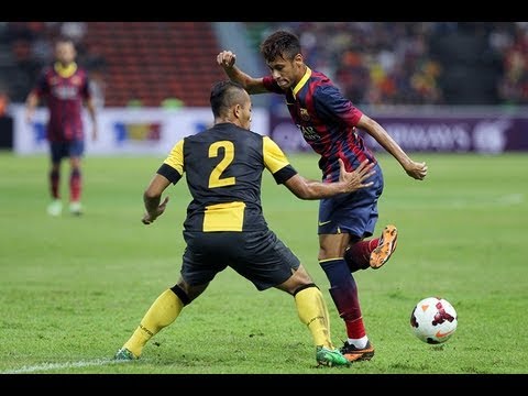 Neymar JR skills Dribbling and goals 2012/2013/2014 HD - YouTube