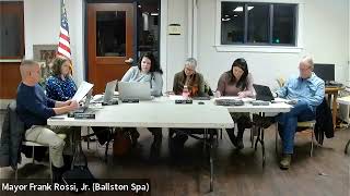 Village of Ballston Spa Board of Trustee Meeting 1/12/26
