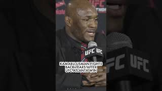 Emotional Kamaru Usman Fights Back Tears After Win At