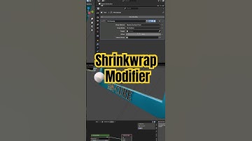 Shrinkwrap tutorial in Blender #blender #tutorial #help