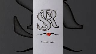 Letter S R Drawing 