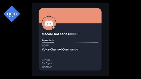 #6: Mongo DB Commands | ACM Discord Bot Series (Winter 2023)