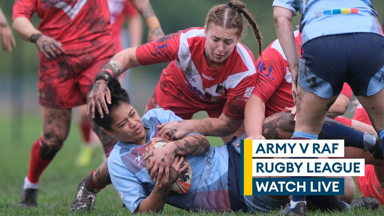 Army v RAF LIVE! Inter Services womens rugby league 2023