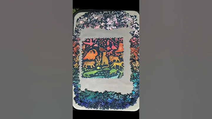 “Rainbow Kingdom” by Elena Essex 🧩🌈 #stopmotion #timelapse #shorts #jigsawpuzzle #oddlysatisfying