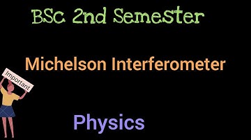 Michelson Interferometer | Determination of wave Length | BSc 2nd Semester | Physics | AP Degree |