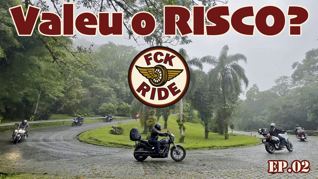CHUVA na Estrada da GRACIOSA e NEBLINA na Serra Dona FRANCISCA! Valeu o RISCO? - FCK RIDE ep.02