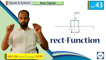 rect Function💡 Basic Signals 💡 Signal & System : Lecture 43