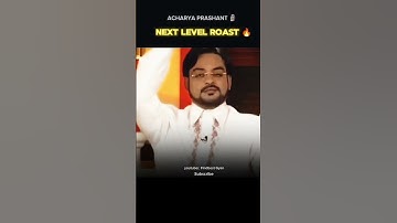Acharya Prashant Roasted in Lallantop | #acharyaprashant #shorts #fypシ゚