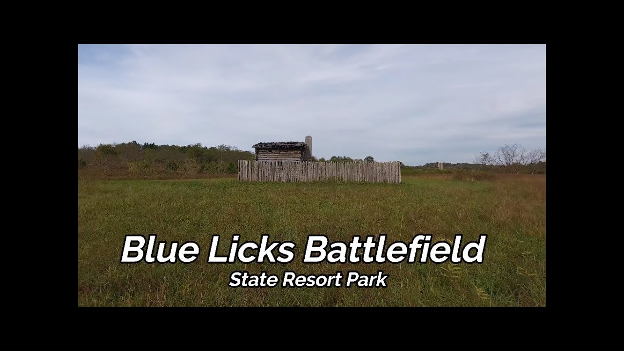 Flying at the Blue Licks Battlefield and Johnson Creek Covered Bridge (4K)