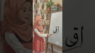 cute baby learning Arabic#arabic #cute #animation #babyshorts #babygirl #learning #islamicvideo